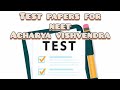 Test paper-motion in straight line-acharya vishvendra #neetphysics #jeephysics