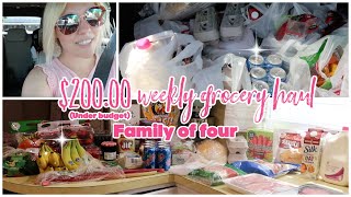 WEEKLY GROCERY HAUL | JUNE 2021 | UNDER BUDGET | FAMILY OF FOUR | RACHEL LEE