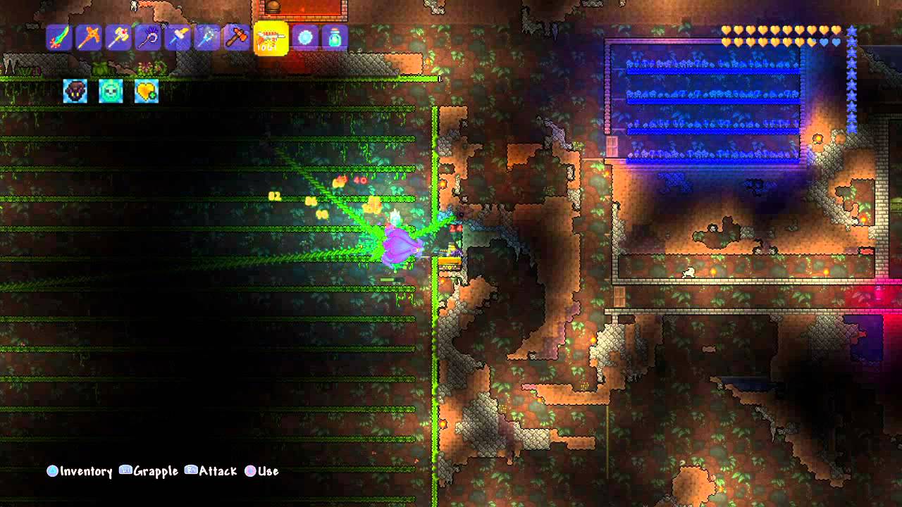Terraria PS4 - Plantera Farm