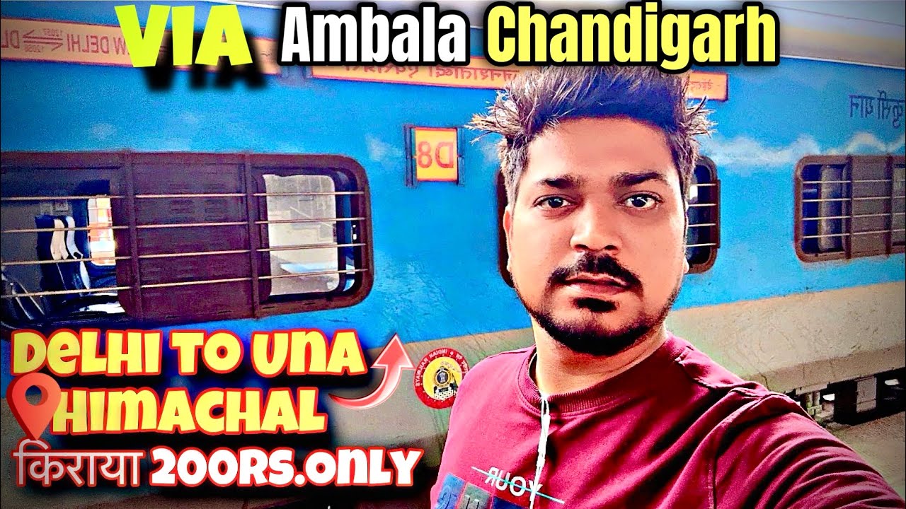 12057 JanShatabdi Express||New Delhi to Una Himachal full train journey