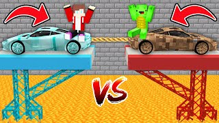 Which car IS STRONGER JJ DIAMOND VS Mikey DIRT in Minecraft ?