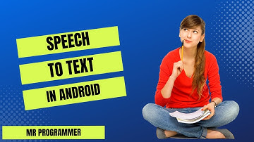 Speech to text converter in Android Studio || Mr Programmer