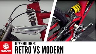 Retro VS Modern Downhill Bikes