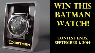 Batman Watch Contest & Channel Update Wristwatch Review Accutime 75th Anniversary