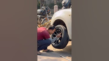 Swift Transformation PART-2 (ALLOY WHEELS) 🥵🫠 #swift #maruti #mods