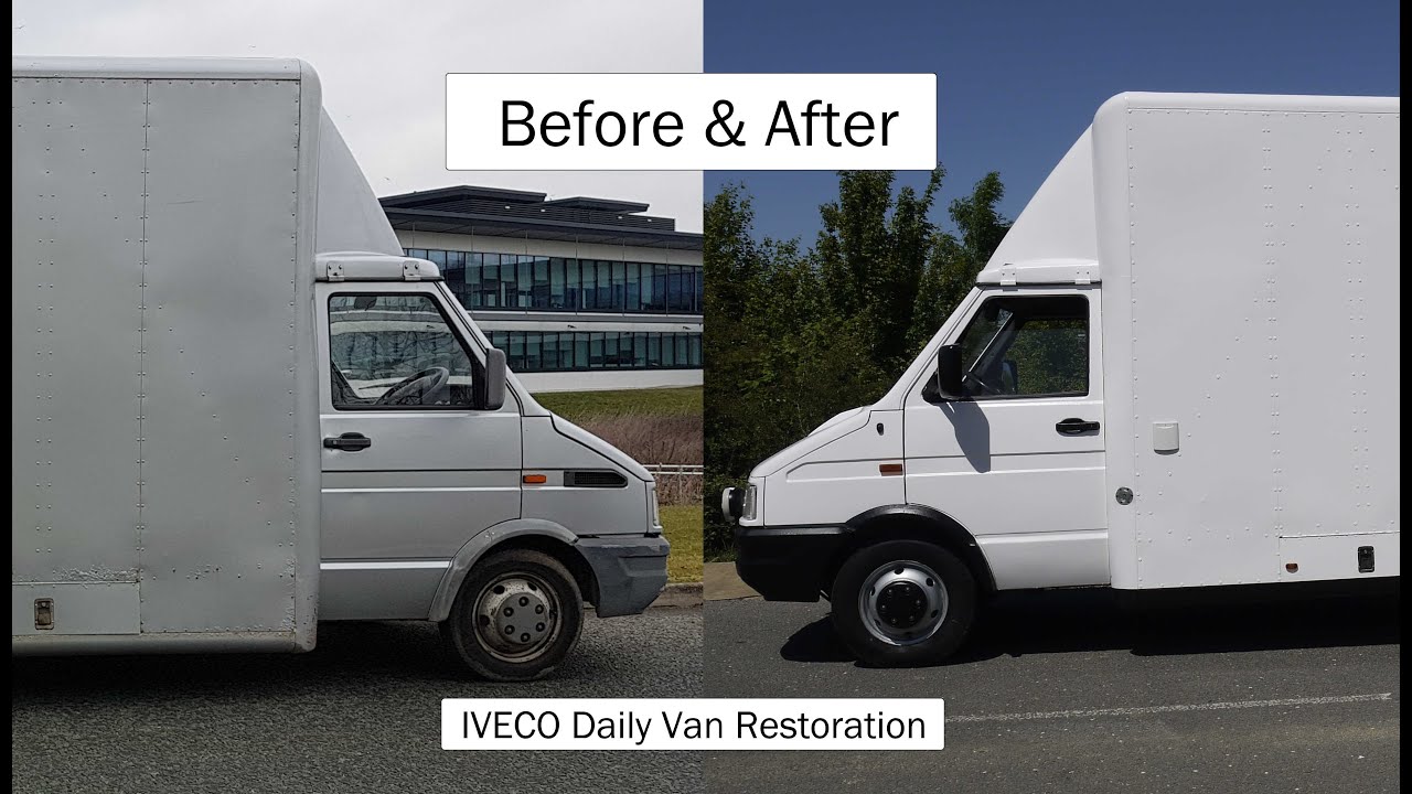 iveco-daily-van-renovation-rust-removal-and-painting-youtube