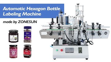 How To Use ZS-TB550 Automatic Hexagon Bottle Labeling Machine