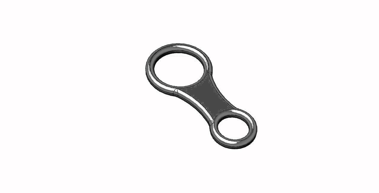 Anello Da Arrampicata Multifunzione In Lega Di Alluminio – 40g, 5 Cm – Per Discesa In Corda Doppia, Salvataggio, Escursionismo – Colore Blu - 2