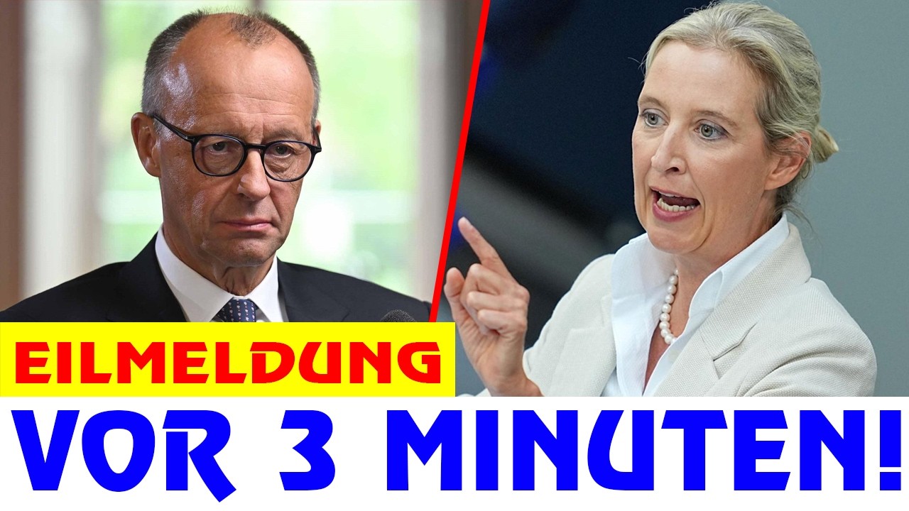 30 Sekunden, die alles verändern: Weidels Frage bringt Merz und das Kanzleramt ins Wanken!