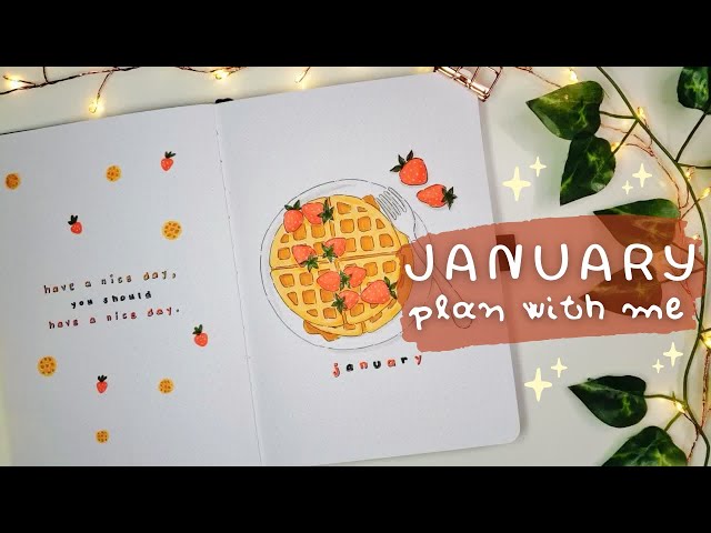 Plan With Me, January 2022 Bullet Journal Setup