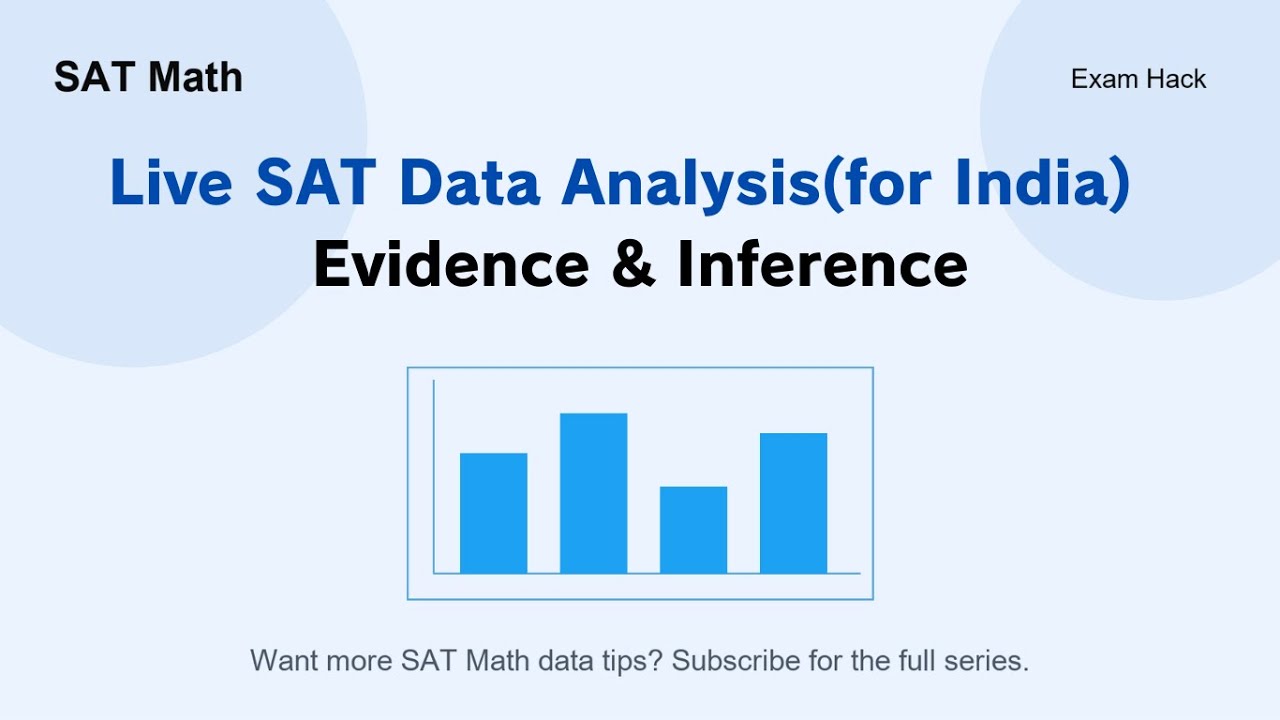 Live SAT Data Analysis for India Evidence & Inference｜14 Practice Questions
