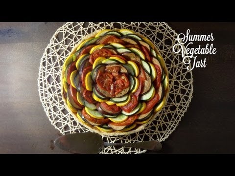 Healthy Summer Vegetable Tart Recipe