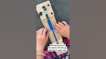 This jig makes making bracelets so easy #paracord #bracelet #braceletmaking