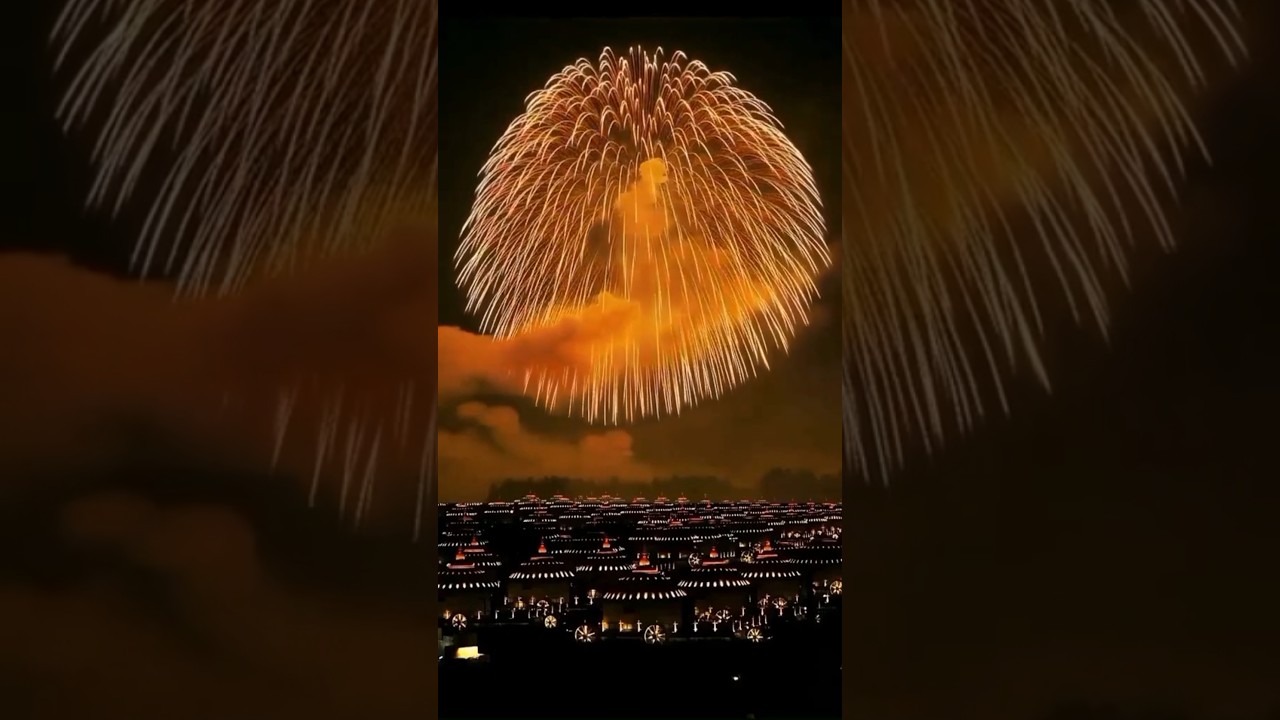 O JAPÃO QUEBRA RECORDE DE MAIOR FOGO DE ARTIFÍCIO DO MUNDO #viradadoano #japão #fogosdeartifício