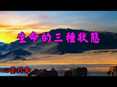 【心靈列車 】 生命的三種狀態：平庸的人只有一條命，叫性命；優秀的人有兩條命，即性命和生命；卓越的人則有三條命，性命、生命和使命。