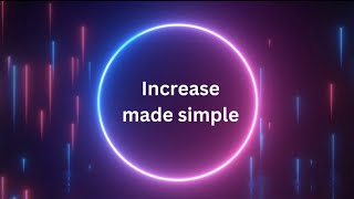 How to Calculate Percentage Increase (Easy Maths Song)