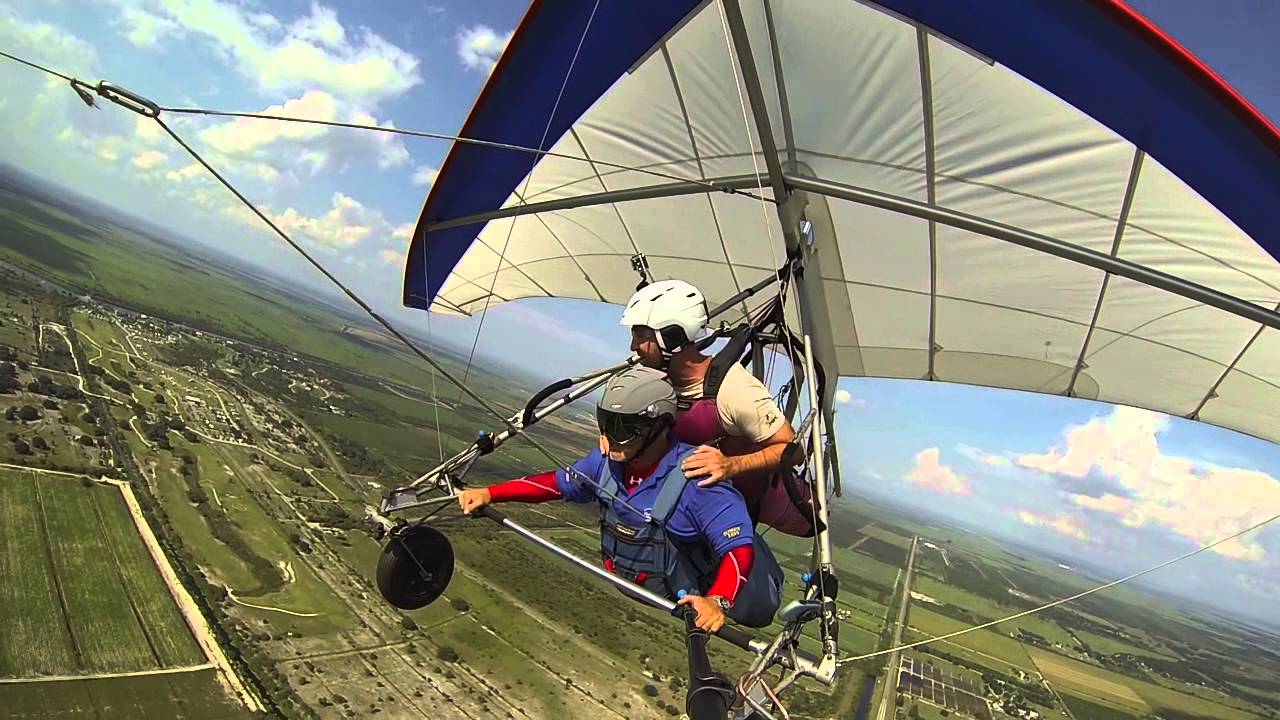Hang gliding at Florida Ridge Air Sports Park YouTube