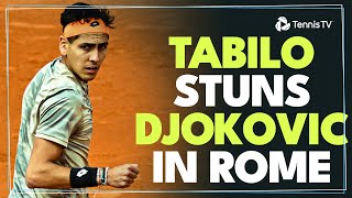 Alejandro Tabilo Stuns Novak Djokovic! | Rome 2024 image