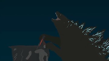 Godzilla 2014 vs MUTO | short animation | stick nodes