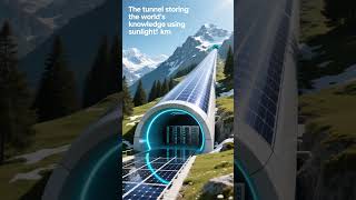Swiss Solar Data Tunnel: Harnessing Sunlight for Underground Data Storage #shortvideo #viralvideo