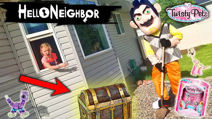 Hello Neighbor in Real Life!!! Twisty Petz Toy Sca...