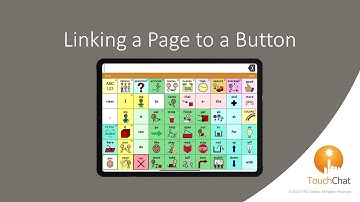 Linking a Page to a Button in TouchChat