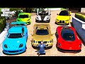 GTA 5 - Stealing 2021 LUXURY Vehicles with Michael! (Real Life Cars #102)