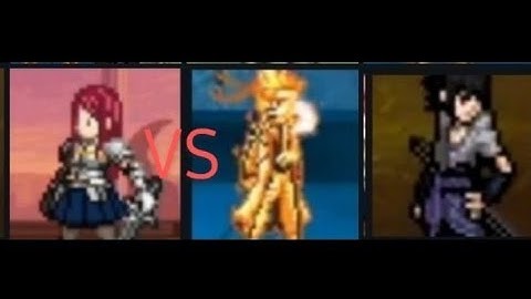 Chaos Erza Vs Naruto Kurama OP & Sasuke Rinnegan OP In Jump force mugen