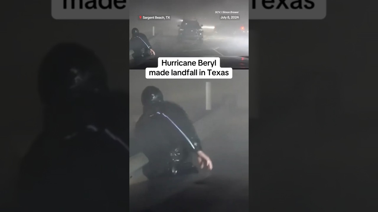 Hurricane Beryl made landfall in Texas Hurricane Beryl made landfall in Texas