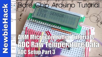 36. How to: ADC Convert and Show Raw Temperature Sensor Reading - STM32 ARM Microcontroller Part 3