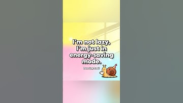 “I’m Not Lazy 😴 I’m in Energy-Saving Mode” ⚡ #shorts