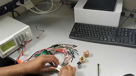 Inductive sensor prototyping setup and  testing with the LDC1000EVM & Analog Discovery 2.