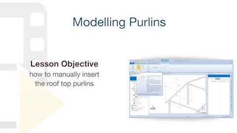 EdiLus Tutorial - Purlins modeling - ACCA software