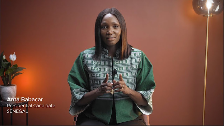Official statement of Anta Babacar, Candidate in Senegal's presidential election after postponement