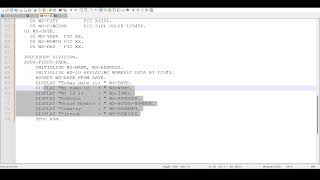 Cobol Tutorial Part  4 INITIALIZE and Compute