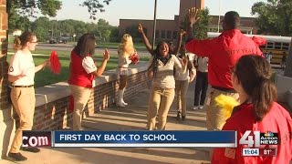 Kansas City students return to school