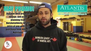 Hotshot Athletic and Atlantis Nutrition May 2016 Promotion!