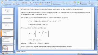 Mod-20 Lec-21 Time Value of Money