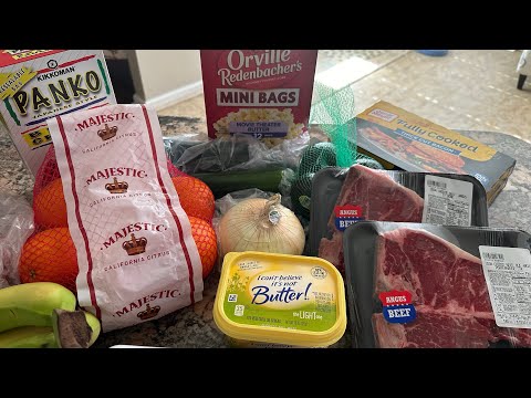 Grocery Haul/ Hubby forgot the coupons 😠