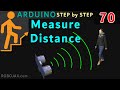 Lesson 70: Measure Distance Using Ultrasonic Sensor  | Arduino Step By Step Course