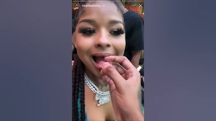 BlueFace 🔵 putting his GIRL Chrisean Rock TOOTH IN 🦷😂 - DayDayNews