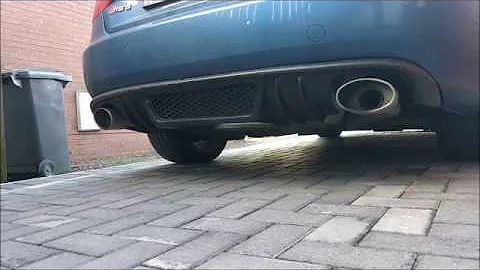 Audi A5 3.0 TDI Comparison Stock / DPF & CAT Delete/Gutted Straight through pipe