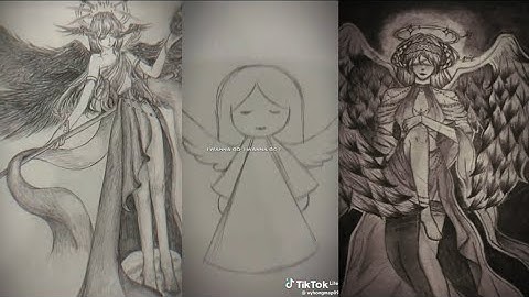 ❄️[TỔNG HỢP] VẼ TRANH 👩‍🎨 "THIÊN THẦN"👼🌟 CỦA CÁC ĐẠI THẦN TIK TOK💦🍁.