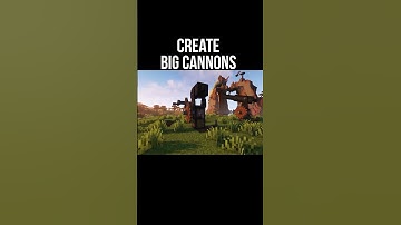 Create big cannons Tutorial / guide 1.18.2 - 1.20.1 Cannon creation (Minecraft java)