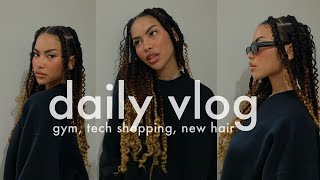 Daily Vlog | New Hair, Tech Purchases, Boxing + more !