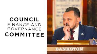 Council Finance & Governance Committee: 2026 Capital Budget