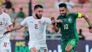 Live Indonesia vs Arab Saudi Menjelang kick off