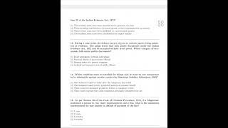 AIBE 20 PYQ | Question 13 | Public Documents Easy Explanation (Hinglish) | Section 74 Evidence Act 📚