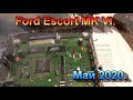 Ford Escort MK VI ( VII ). Ремонтируем стартер, чиним подсветку, отключаем иммобилайзер, разное.