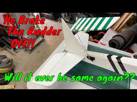 Wot4 XL Rudder Repair, A Simple Re-hinge